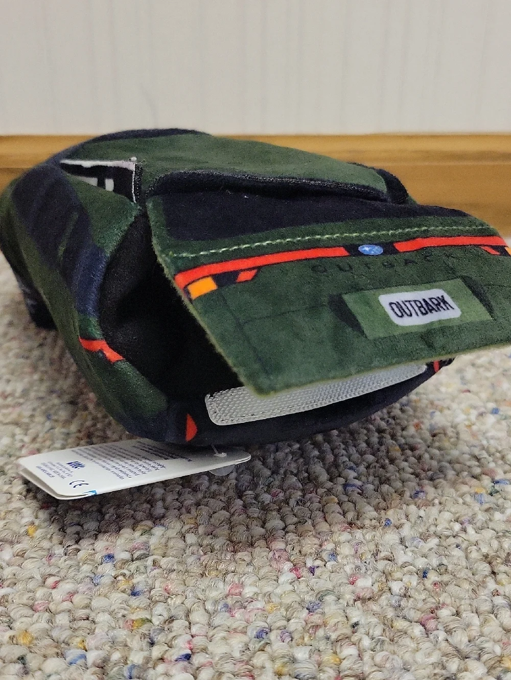 BARK Chewbaru Outback Adventure Pack Plush Car Toy - Green